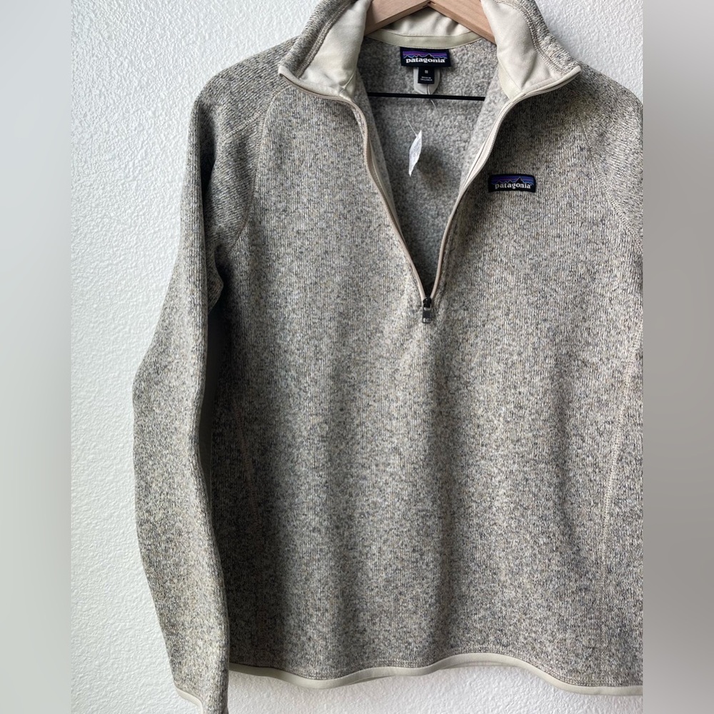 NWT Patagonia W’s Women's Better Sweater® 1/4-Zip Fleece in Pelican🪿